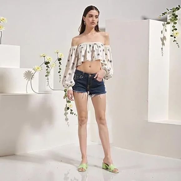 Women's Chunky Square Open Toe Low Block Kitten Heels - Picture 7 of 7